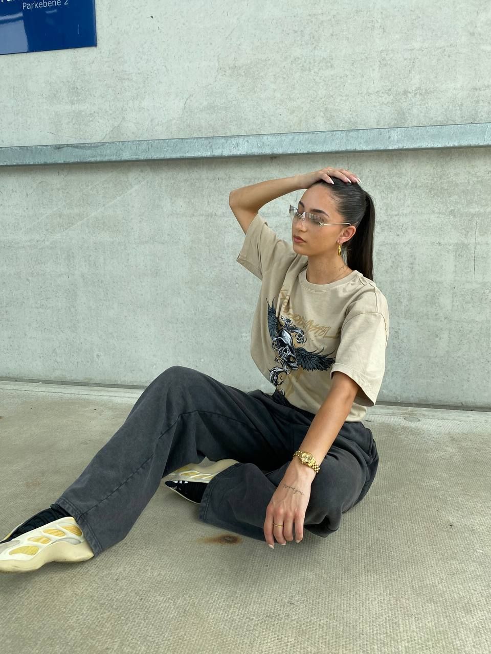 CHANNA T-SHIRT - BEIGE