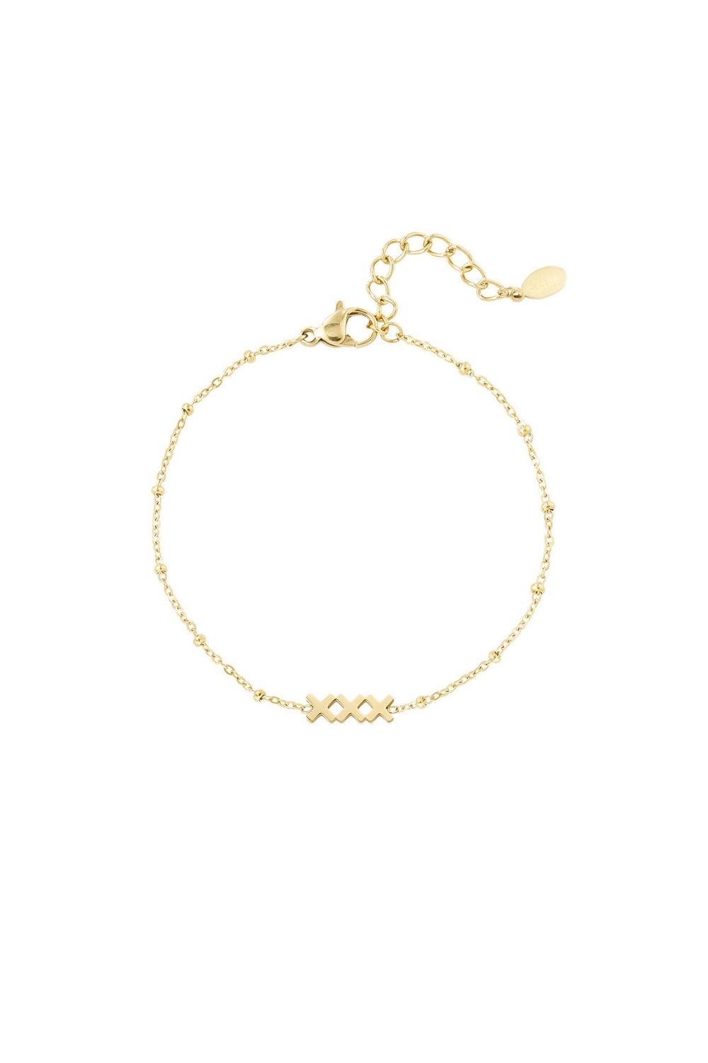 XXX ARMBAND - ZILVER / GOUD