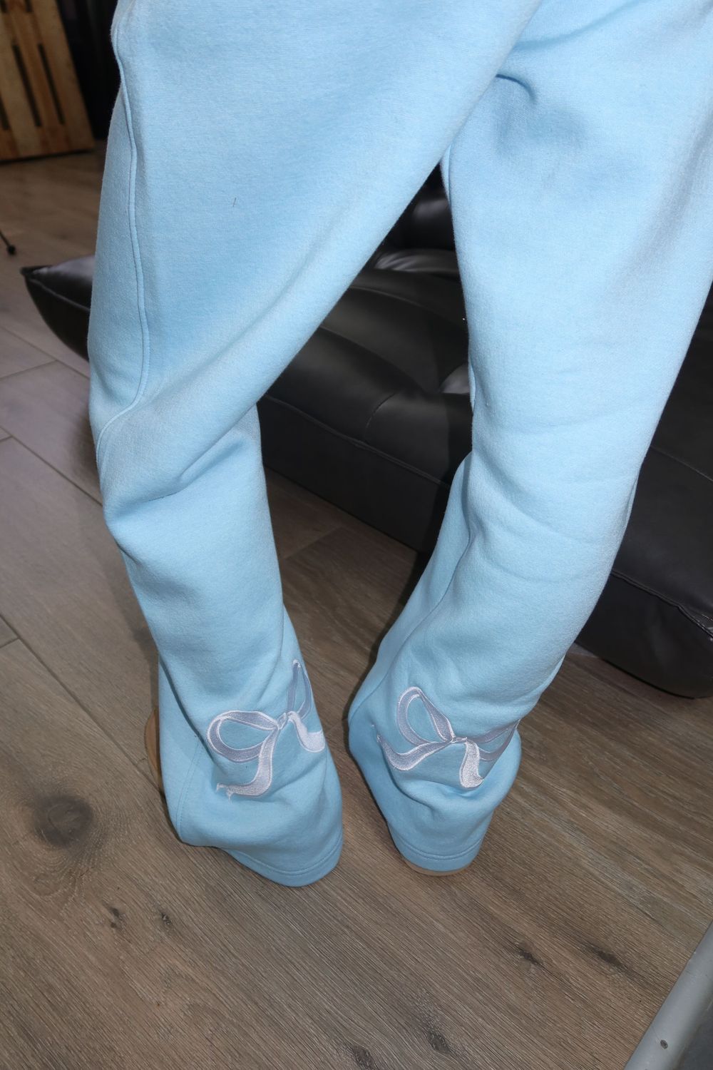 BOW TRACKSUIT LIGHT BLUE - ANN FLEUR