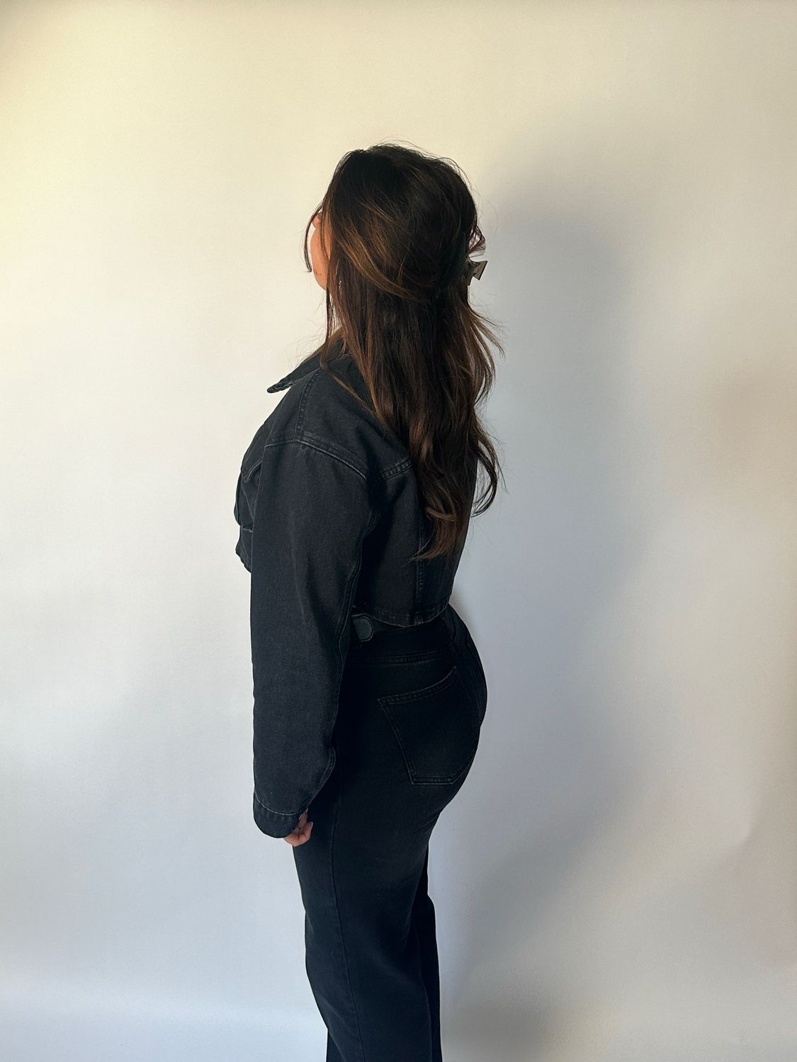 REDEFINED CROP DENIM JACKET