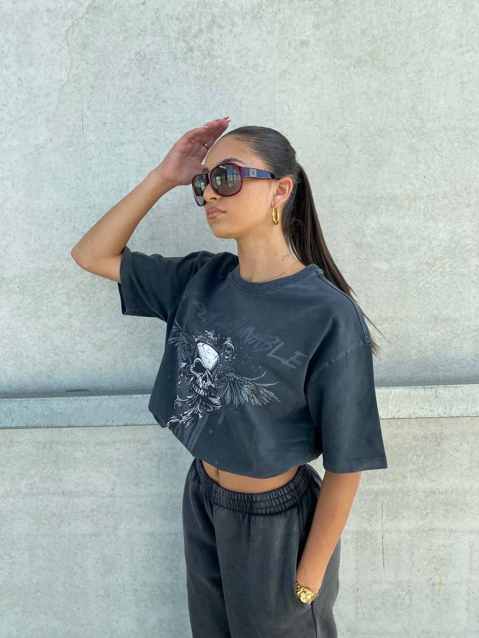 CHANNA T-SHIRT - GREY