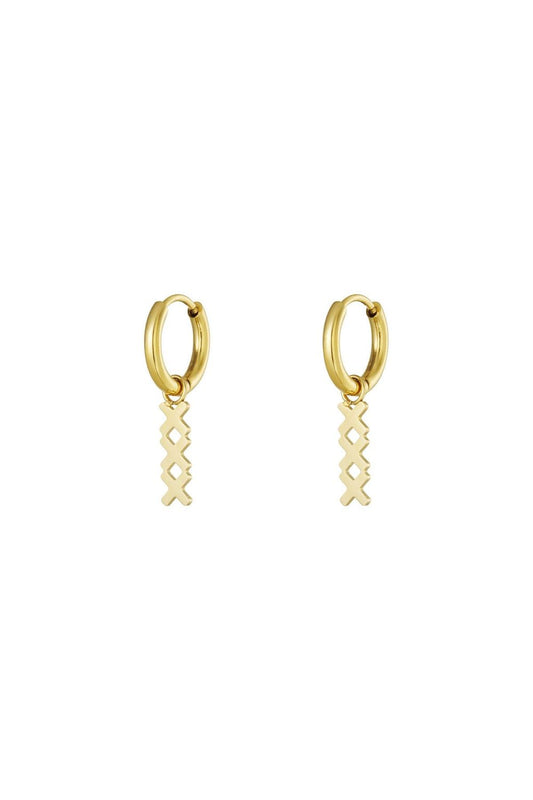 XXX OORBELLEN ZILVER / GOUD