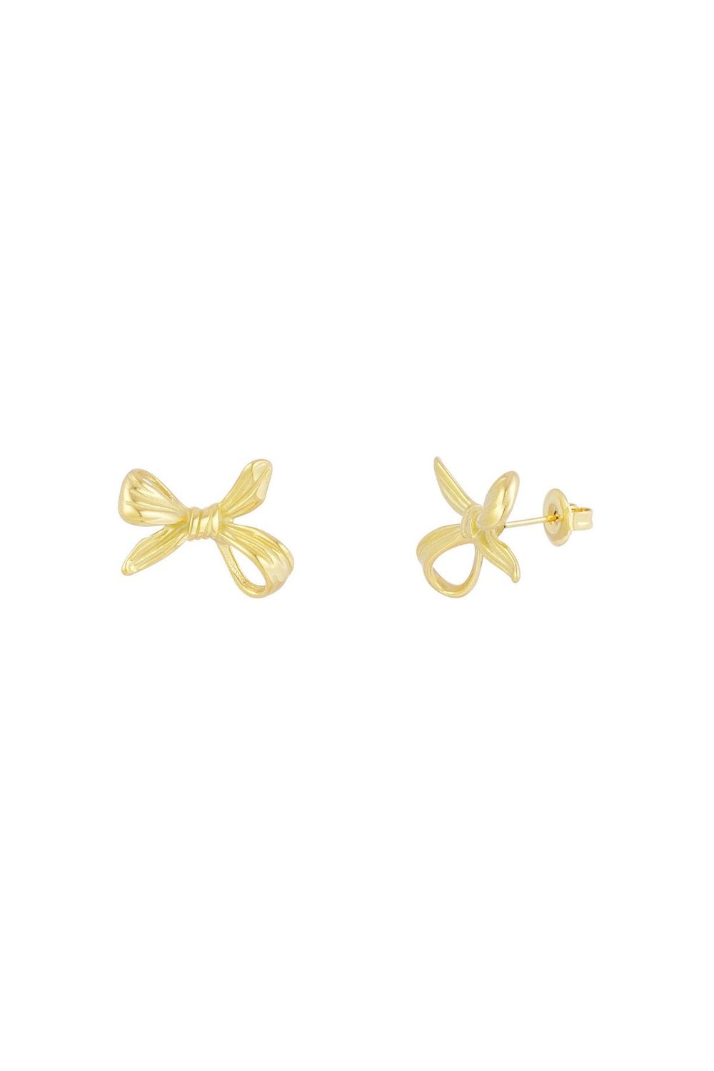 UPSIDE DOWN STRIK OORBELLEN ZILVER / GOUD