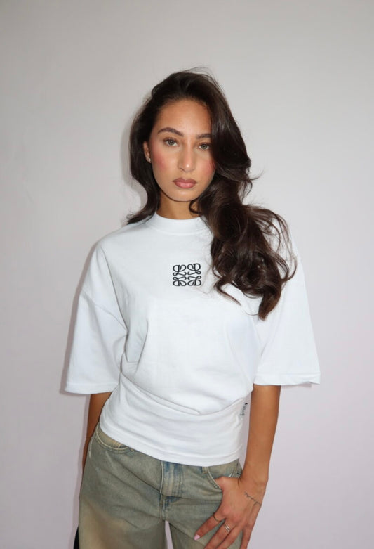PREMIUM PRIORITY SNATCHED TEE - WHITE